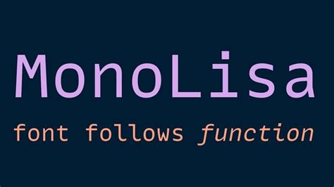 monolisa font download|monalisa font.